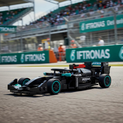 Pit Shop  F1 Car Building Blocks Set 236 Pcs | Racing Car Construction Toy for Kids Age 6+ | STEM Learning Toy | Creative DIY Model Kit for Boys & Girls (Ghost)