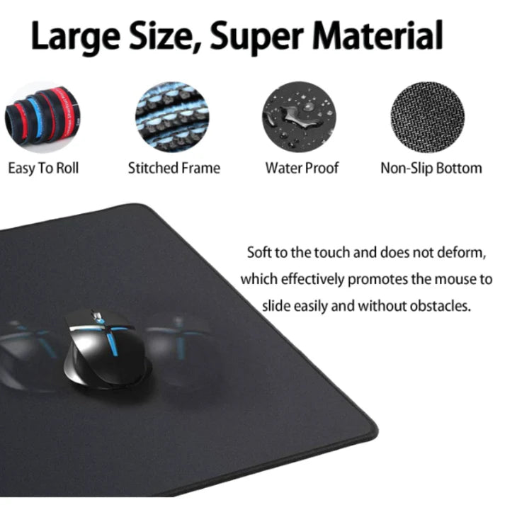 Keyboard Shortcut Key Mouse Pad – Excel & Office Software Shortcuts Extended Desk Mat (30 x 70 cm)